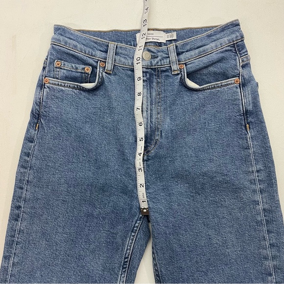 & Other Stories Jeans Womens Size 26 Blue High Rise Straight Leg Jeans - Picture 6 of 10